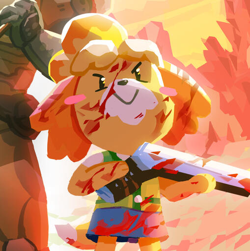 **A Dog and Her Friend and the Lockdown in Between